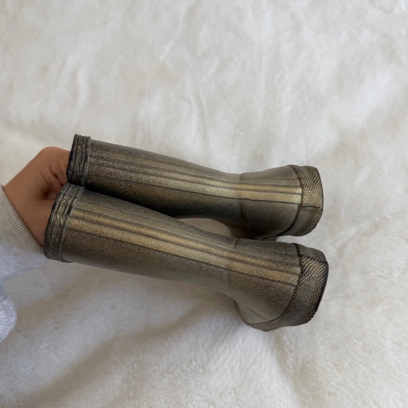 Hunter Kids Nebula Rain Boots Girl’s Size 10c - Picture 4 of 16